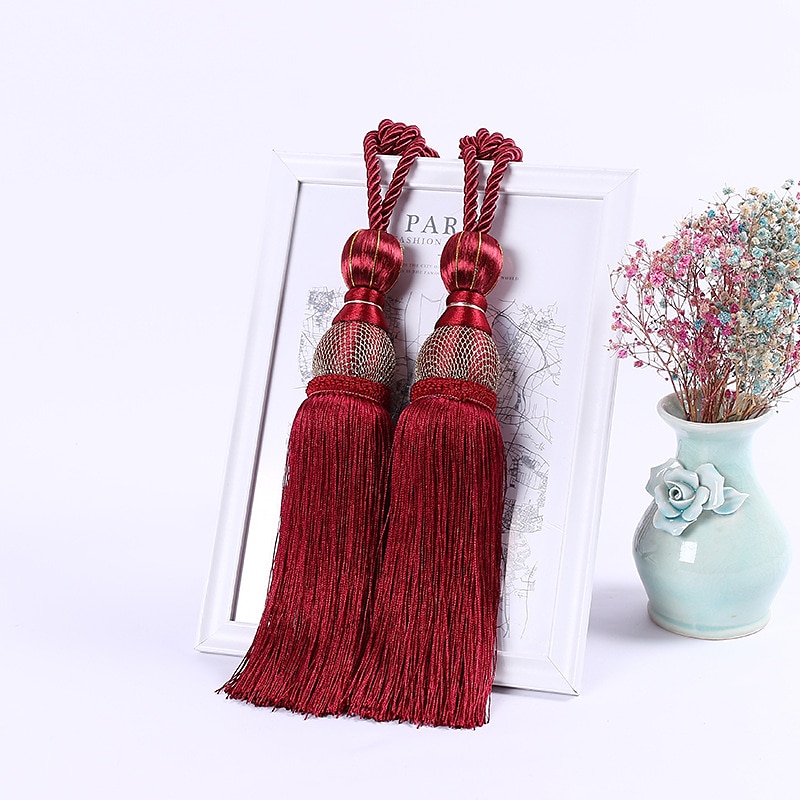 fermacravatta per tende in corda fermacravatte con frange per tende fermacravatte tende per finestre forniture per tende accessori per stanze in corda del 2025 a $16.99 –P16