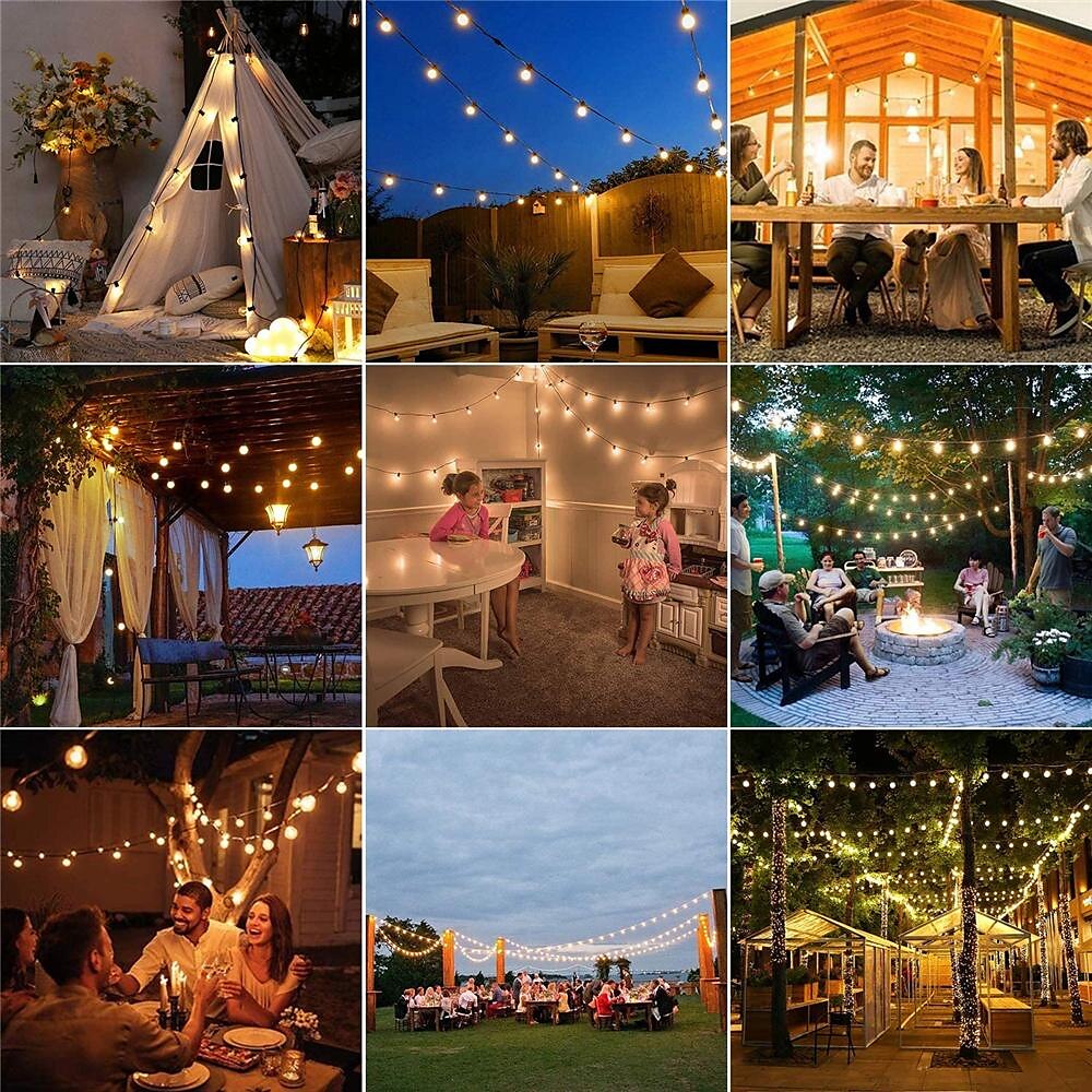 10M 60LED Wishing Ball String Lights 16-Color Full-Color Changing Light Bulb with Remote Control Timing Dimmable Christmas Fantasy Holiday Party Courtyard Garden Decoration USB EU US UK Plug 1 Set 2025 - $55.99 –P7