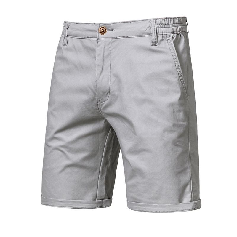 Hombre Pantalón corto Pantalones cortos chinos Bermudas pantalones cortos de trabajo Bolsillo Cintura elástica Plano Comodidad Longitud de la rodilla Casual Diario Festivos Ropa de calle Elegante 2026 - $24.99 –P6