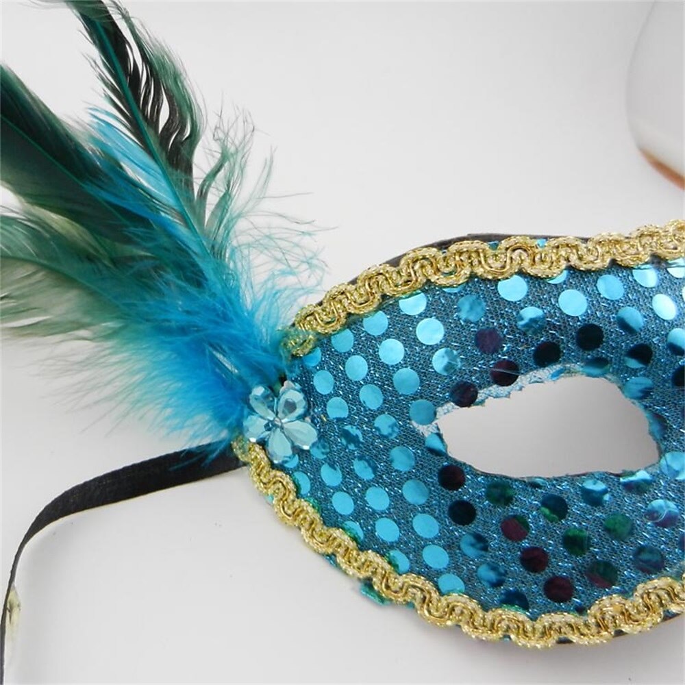 Máscara de mascarada chapada en oro unisex, accesorios de boda, accesorio de disfraz de fiesta de mardi gras 2025 - $15.49 –P4
