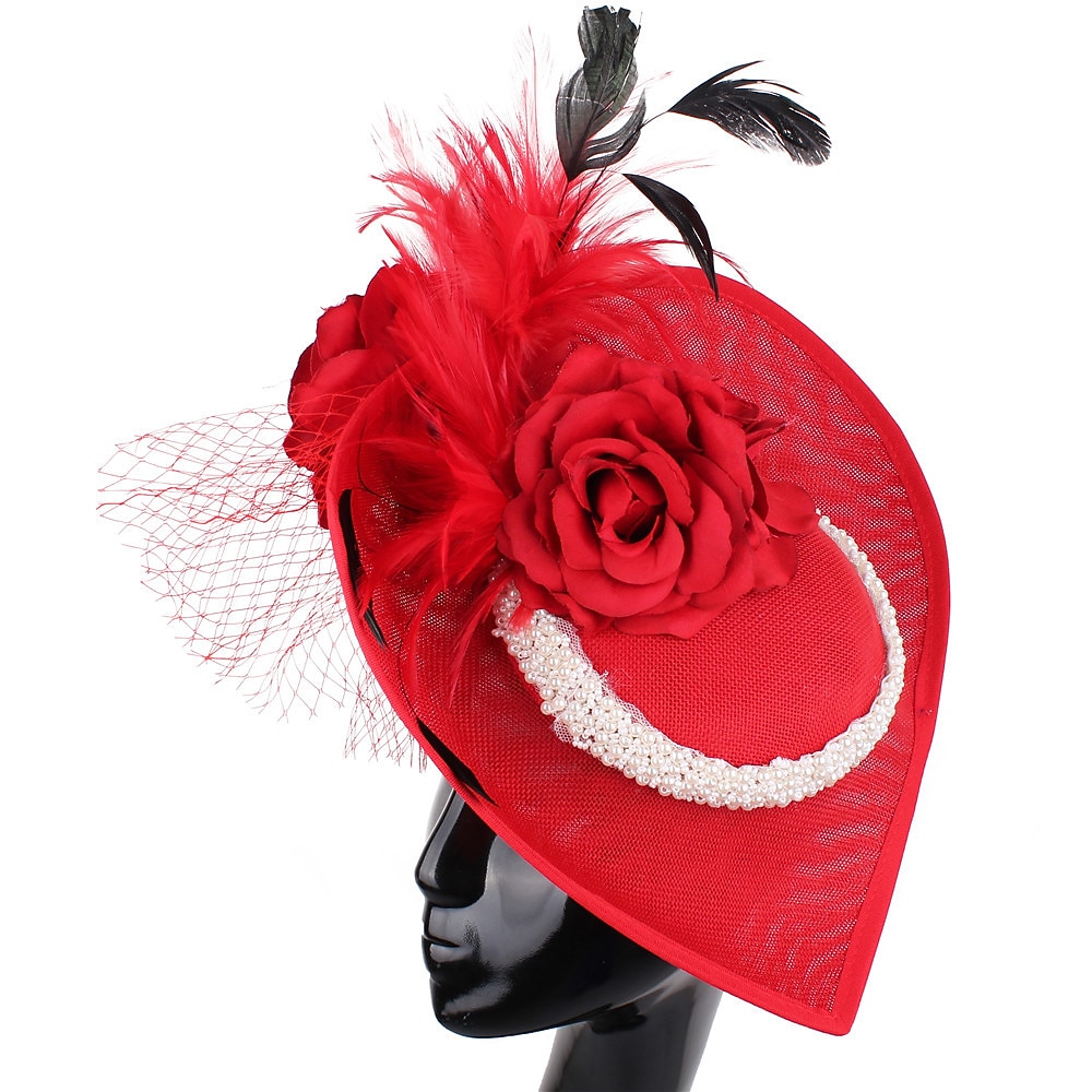 Elegante Retro Antiguo Tocados Ropa de Fiesta Sombrero fascinador Disfraz Mujer Mascarada Fiesta / Noche Despedida de Soltera Adulto Para la Cabeza 2026 - $37.99 –P6