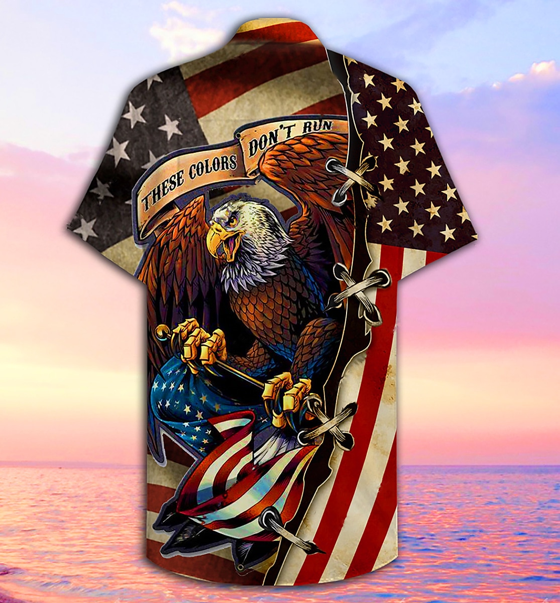Ziua Independenței 4 iulie Drapel USA Anime Manga Cămăși Hawaii Anime #D #D Harajuku Grafică Pentru Pentru cupluri Bărbați Pentru femei Adulți Mascaradă Înapoi la Școală Imprimare 3D Festival 2025 - $27.99 –P6