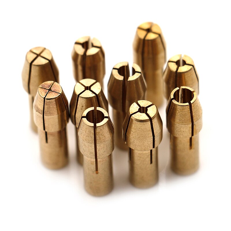 10 יחידות מתאם צ'אק מיני מקדחה 0.5 מ"מ-3.2 מ"מ dremel מיני צ'אק צ'אק מקדחה מתאם מיקרו קולט פליז לכלי סיבובי חשמלי 2025 - $6.99 –P1