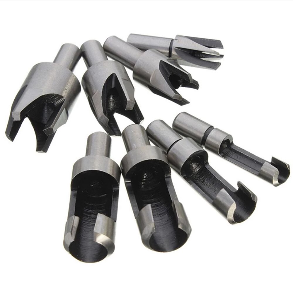 8pcs Round Shank 3/8(9.5mm) Carpentry Wood Plug Cutter Straight Tapered Claw Type Drill Bit Set 6mm 10mm 13mm 16mm Wood Drill 2025 - $16.99 –P3