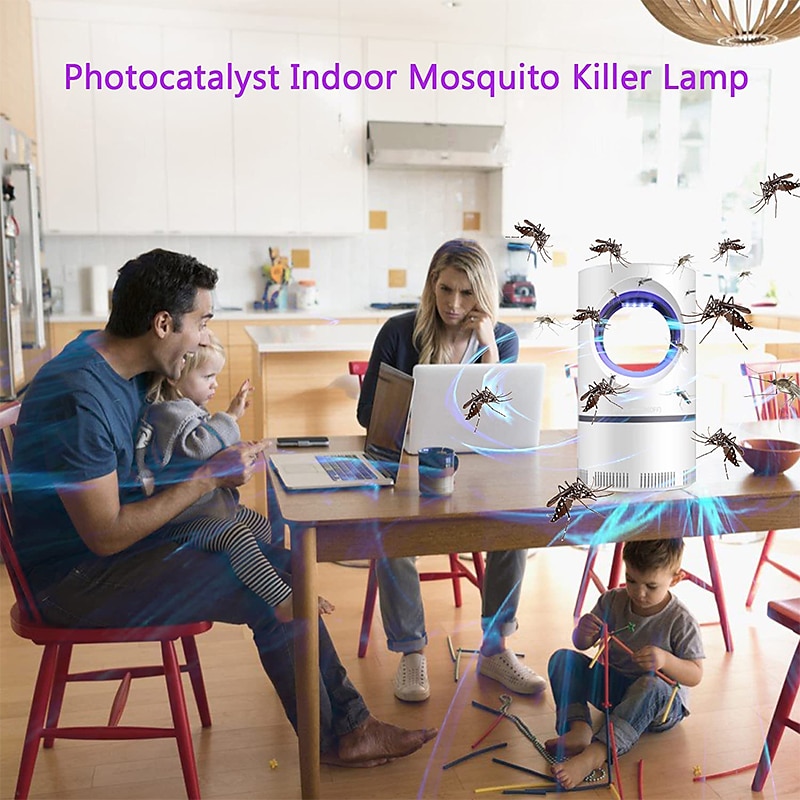 Bug Zapper Electric Indoor Mosquito Insect Trap Killer Lamp LED Mosquito Repellent Lamp Mute Anti Fly Trap Light Bug Zapper USB LED Night Lights 2025 - $8.49 –P11