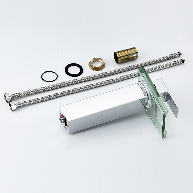 Robinet lavabo - Jet pluie Plaqué Set de centre Mitigeur un trouBath Taps / Laiton de 2025 ? $113.99 –P5