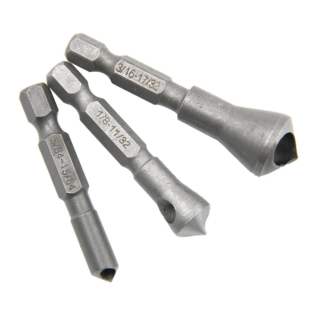 90 Degrees Hex Shank Inch System Inclined Hole Chamfering Cutter Internal Chip Removal Spot Facer Chamferer Deburring Woodworking 2025 - $12.99 –P2