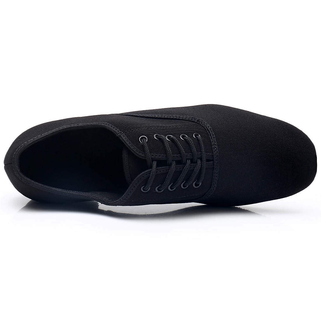 chaussures de danse à lacets noires pour hommes avec semelle en daim souple – baskets en toile confortables pour la danse de salon, le jazz et la danse latine de 2025 ? $34.99 –P2