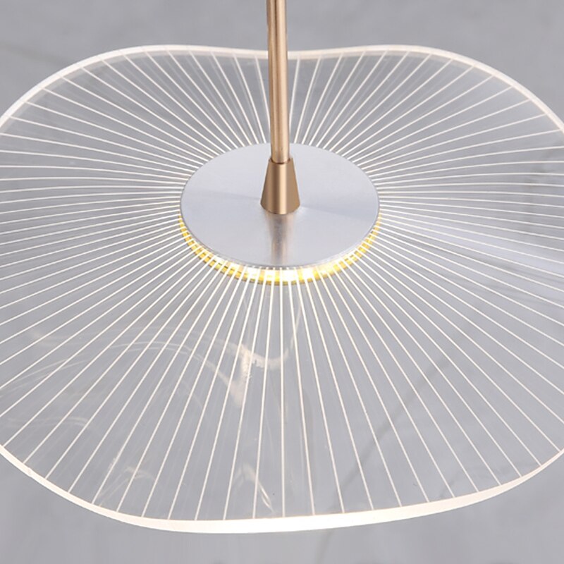 21/28 cm cluster design lampada a sospensione led acrilico finiture verniciate artistico stile nordico 220-240v del 2025 a $93.99 –P6