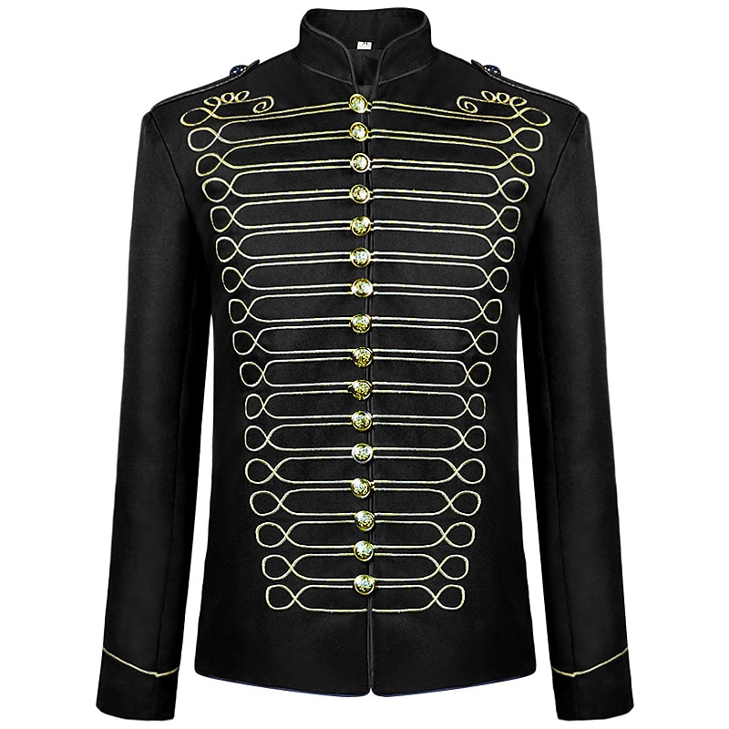 Cappotto Uniforme militare Giacca da circo Principe Aristocratico Retrò Vintage Rococò Medievale Adulti Per uomo Mascherata Feste Carnevale di Venezia Vestirsi del 2026 a $72.99 –P4