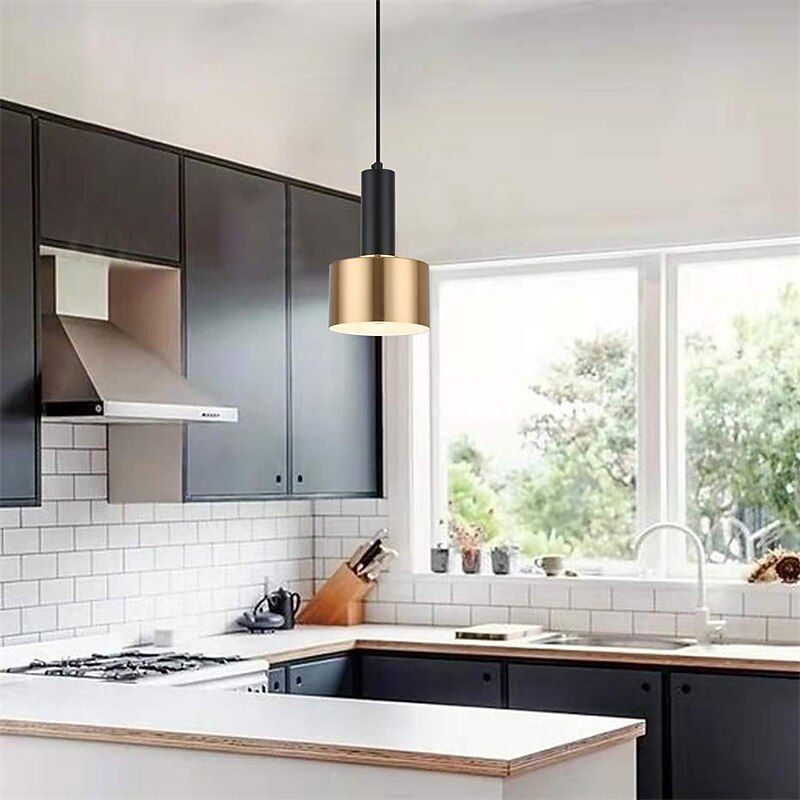 12 cm lampa wisząca led lampa wyspowa styl skandynawski metal styl nowoczesny stylowy złoty artystyczny nowoczesny 220-240v 2026 - $40.99 –P8