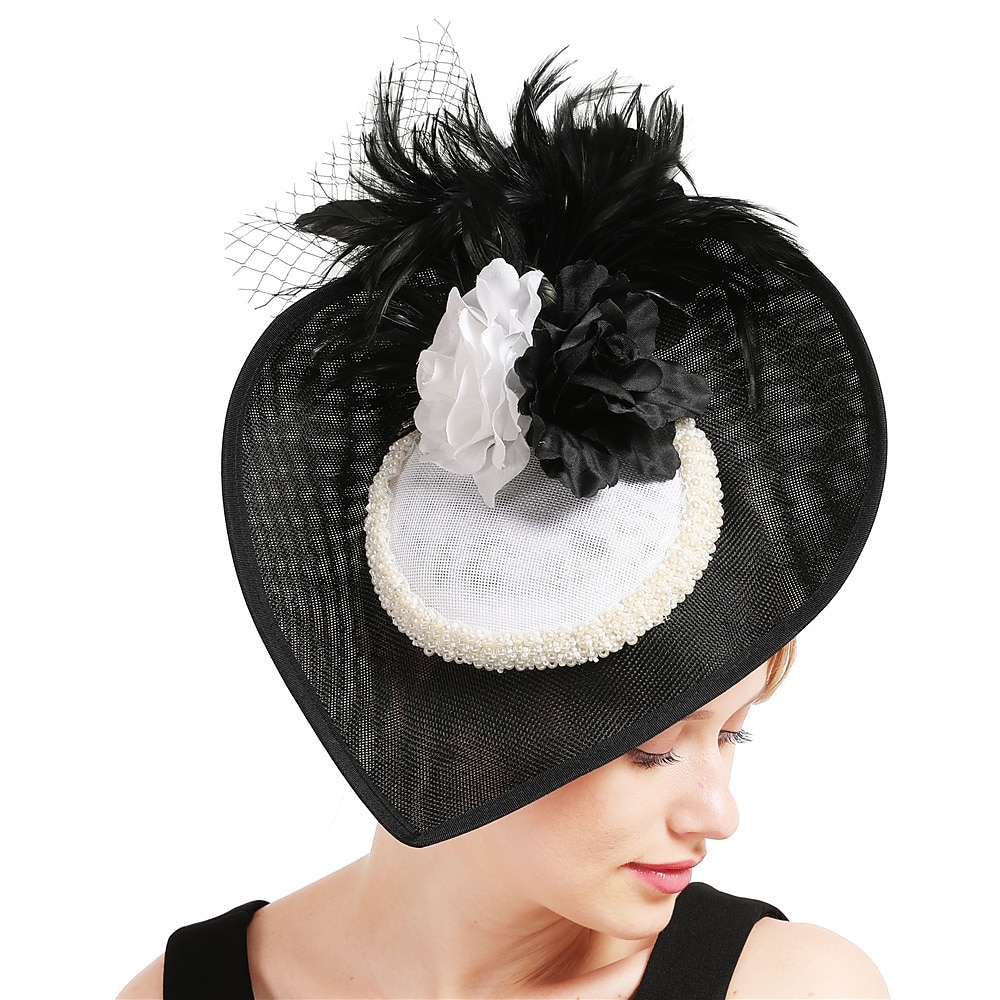 Elegante Retro Antiguo Tocados Ropa de Fiesta Sombrero fascinador Disfraz Mujer Mascarada Fiesta / Noche Despedida de Soltera Adulto Para la Cabeza 2026 - $37.99 –P8