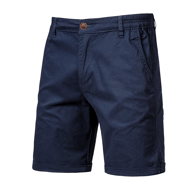 Hombre Pantalón corto Pantalones cortos chinos Bermudas pantalones cortos de trabajo Bolsillo Cintura elástica Plano Comodidad Longitud de la rodilla Casual Diario Festivos Ropa de calle Elegante 2026 - $24.99 –P8
