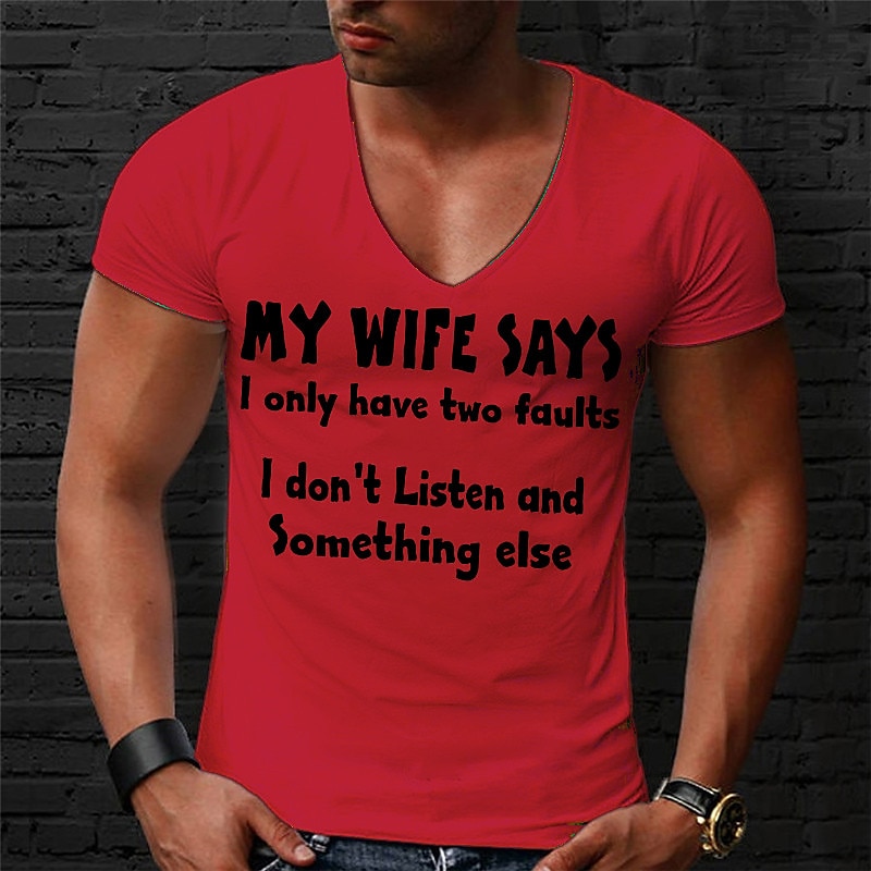 Men's Unisex Letter Graphic Prints T Shirt Short Sleeve T shirt Hot Stamping V Neck Shirt Sports Designer Casual Outdoor Street Daily White Red Navy Blue Summer Clothing Apparel S M L XL XXL 3XL 2025 - $15.99 –P3