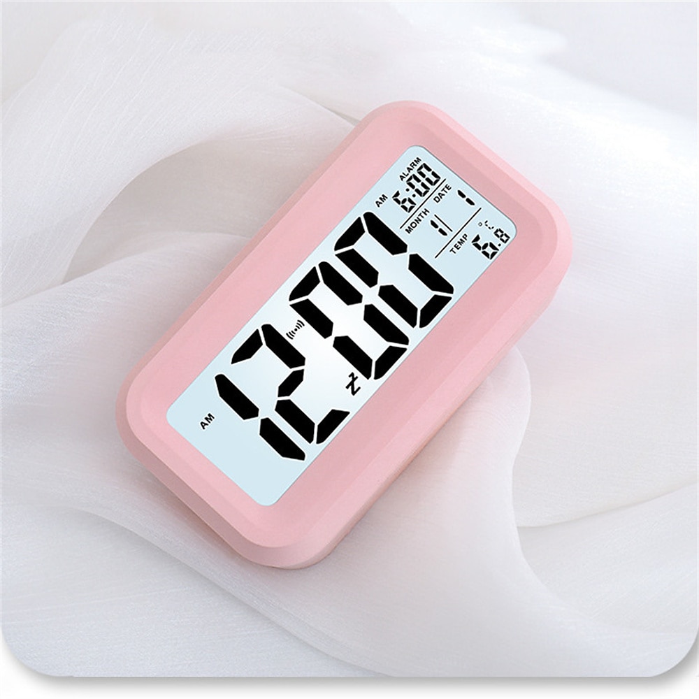 reloj inteligente led electronic digital alarm clock recarga escritorio reloj temperatura lazy snooze alarm mute retroiluminado reloj electrónico reloj digital 2025 - $15.99 –P2