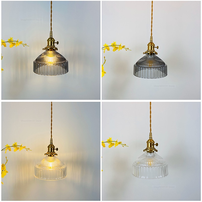 17 cm Insula de proiectare Lumini pandantiv Sticlă Sticlă Galvanizat Modern Stilul nordic 85-265V 2026 - $131.99 –P5