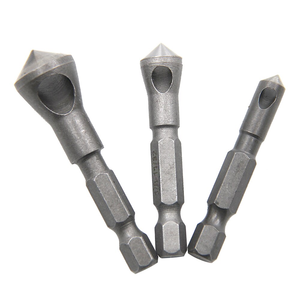 90 Degrees Hex Shank Inch System Inclined Hole Chamfering Cutter Internal Chip Removal Spot Facer Chamferer Deburring Woodworking 2025 - $12.99 –P3
