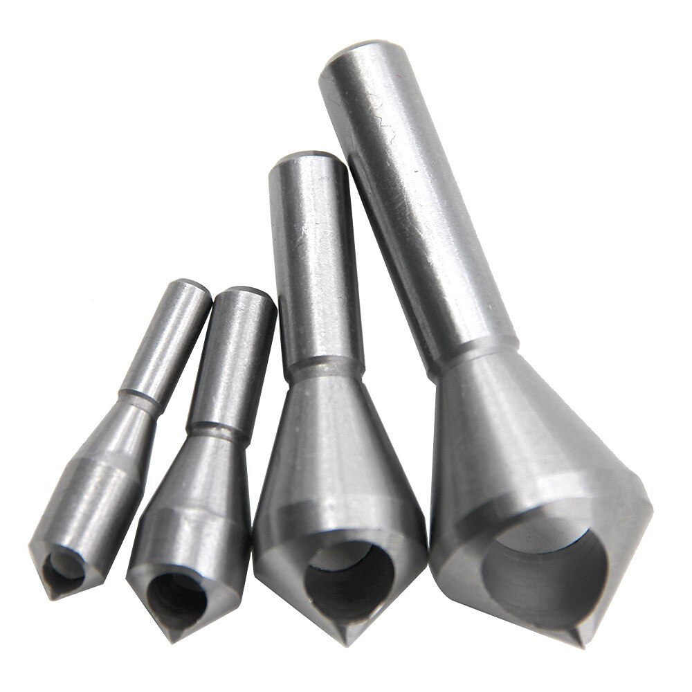 Set 4 bucăți 2-5-10 -15 -20 burghiu conic gaură conic tăietor din oțel cu cap înfundat burghiu de debavurat 2025 - $23.99 –P12
