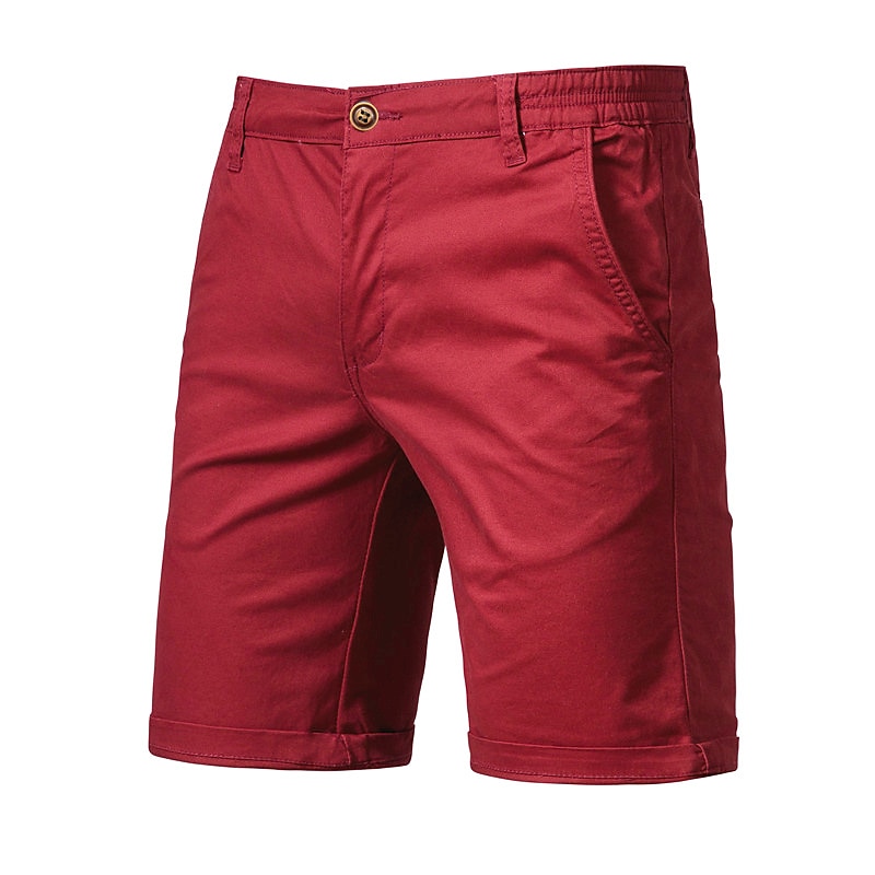Hombre Pantalón corto Pantalones cortos chinos Bermudas pantalones cortos de trabajo Bolsillo Cintura elástica Plano Comodidad Longitud de la rodilla Casual Diario Festivos Ropa de calle Elegante 2026 - $24.99 –P10