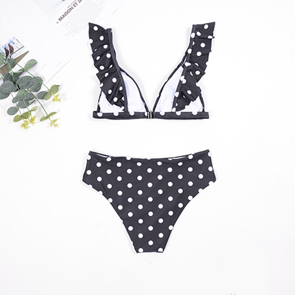 Tupfen Retro Vintage 1950er Bademode Badeanzug Tupfen Damen Maskerade Party / Abend Junggesellinnenabschiedsparty Erwachsene Oberteil Shorts 2025 - $24.99 –P10