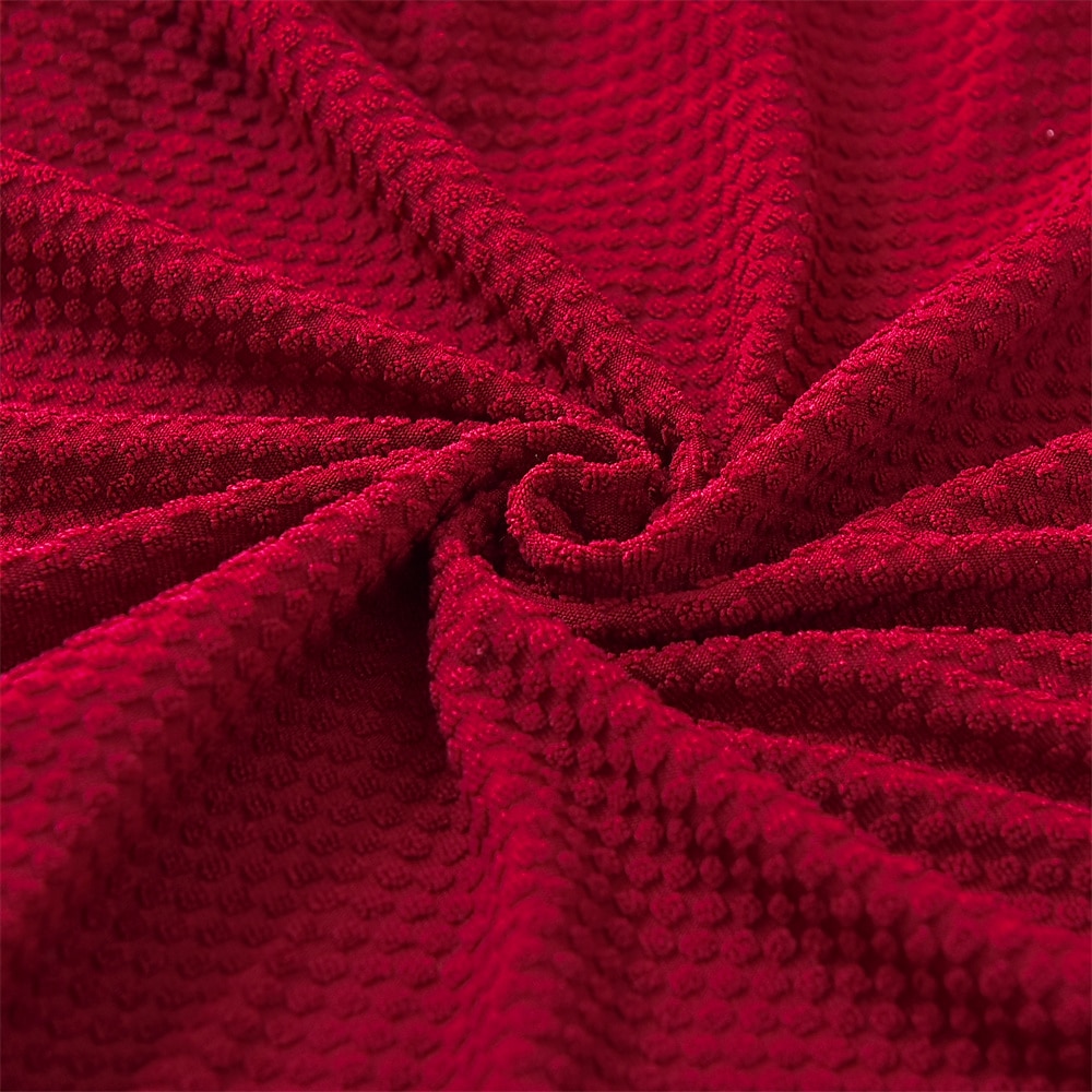 capa de cadeira de asa elástica de cor sólida capa de cadeira de asa bordô capa de poltrona de asa de tecido elastano com capa de almofada de assento para sala de estar bedroomfit ikea cadeira de 2025 por $62.99 –P8