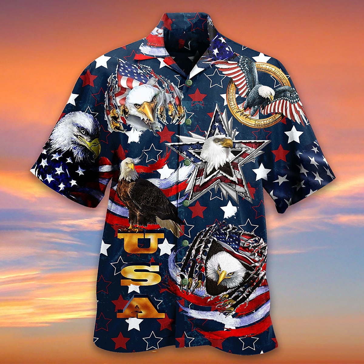 Ziua Independenței 4 iulie Drapel USA Anime Manga Cămăși Hawaii Anime #D #D Harajuku Grafică Pentru Pentru cupluri Bărbați Pentru femei Adulți Mascaradă Înapoi la Școală Imprimare 3D Festival 2025 - $27.99 –P2