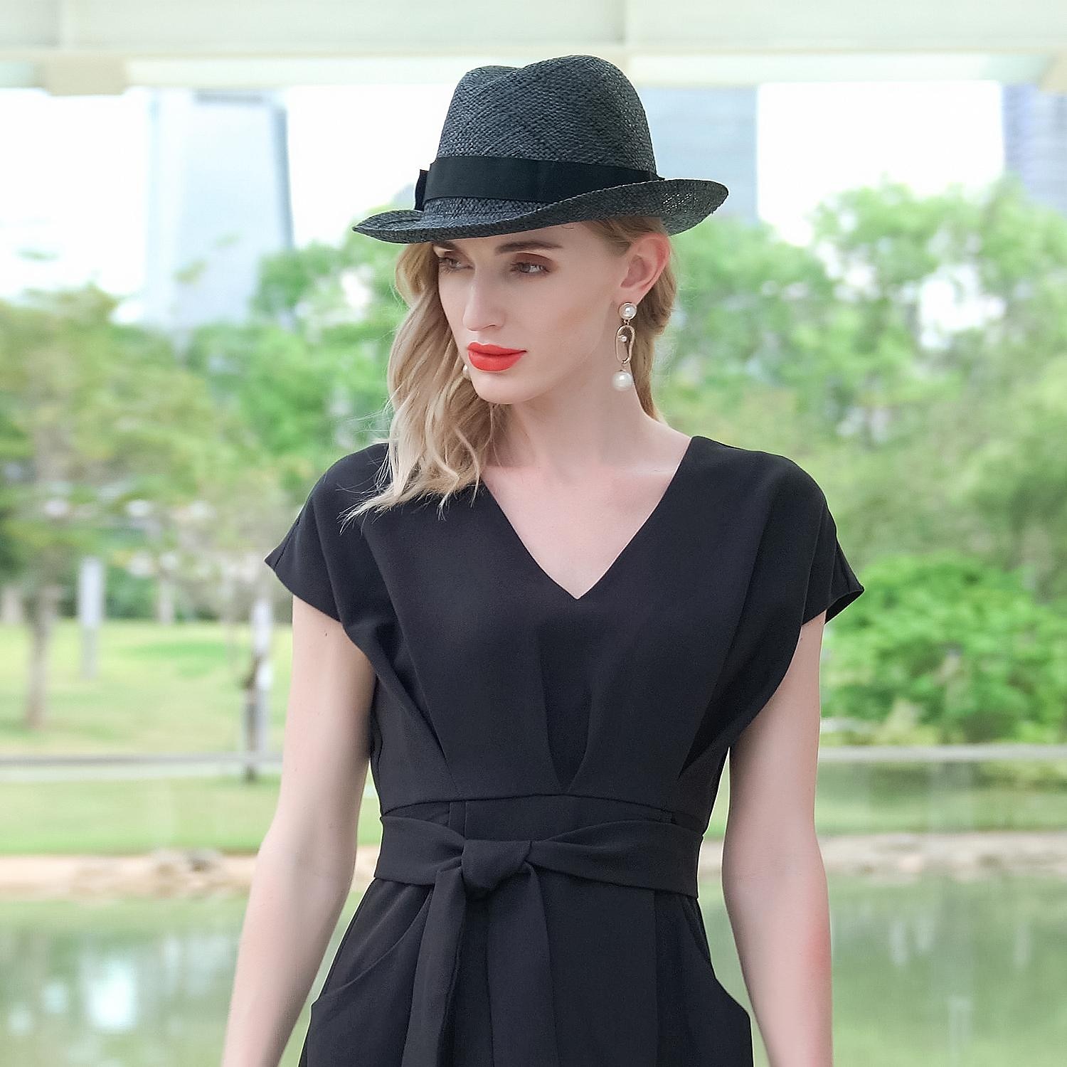 Elegant Beach Straw Hats with Pure Color / Satin Bowknot 1PC Party / Evening / Casual / Melbourne Cup Headpiece 2025 - $14.99 –P10