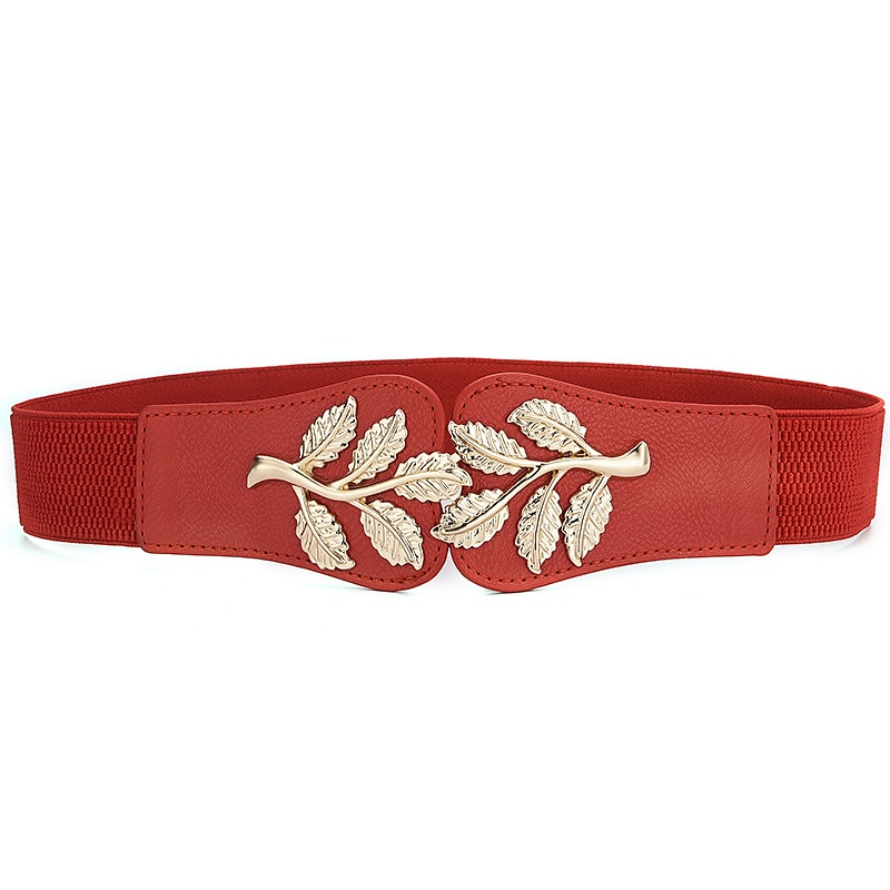 Pentru femei Curea Largă centura corset Canava Metal Bucke Geometric Cord Wowen Oficial Muncă Zilnic Negru Alb Roșu-aprins Bleumarin 2025 - $9.49 –P3