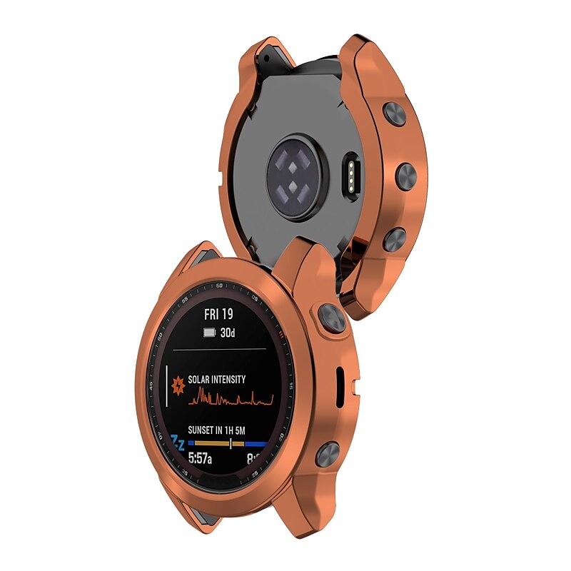 2 Pack Watch Case Compatible with Garmin Fenix 7S / Fenix 7 / Fenix 7X Scratch Resistant Ultra-thin Shockproof Soft TPU Watch Cover 2025 - $14.99 –P8