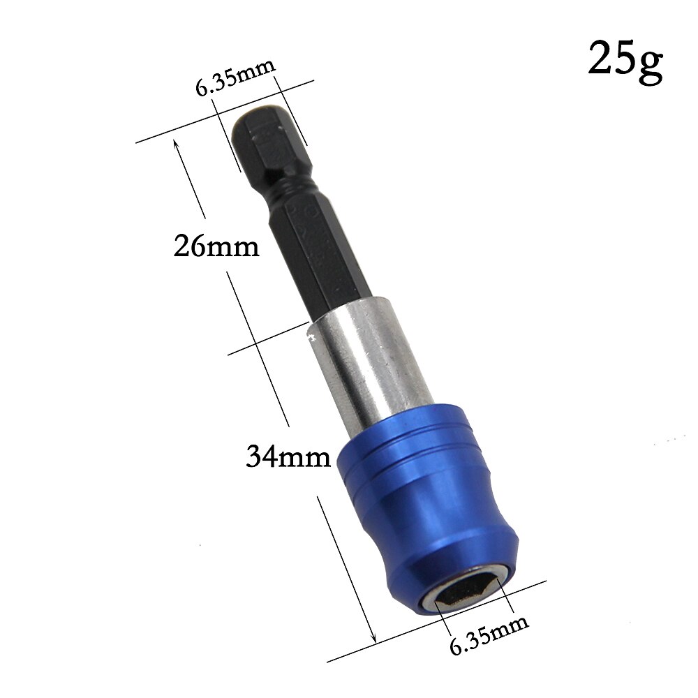1/4 Inch Blue Hex Shank Automatic lock Screwdriver Bit Extension Rod Quick Release Magnetic Lengthen Batch Head Rod 60mm 100mm 150mm 2025 - $12.99 –P9