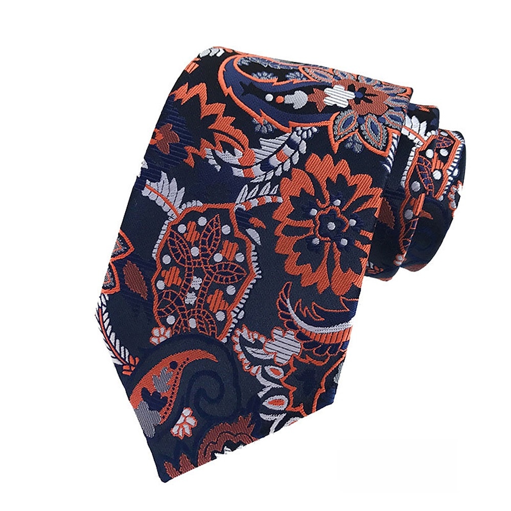 Homme Cravate Cravates Travail Mariage Gentleman Style formel Style moderne Classique Mode Jacquard Formel Entreprise robe ceremonie de 2025 ? $7.99 –P7