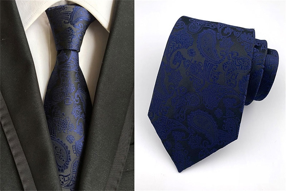 Herre Slips Kontor Bryllup Herre Formell Stil Moderne Stil Jacquard Mote Jacquardvevnad Formell Virksomhet Formell kveld 2025 - $12.99 –P5