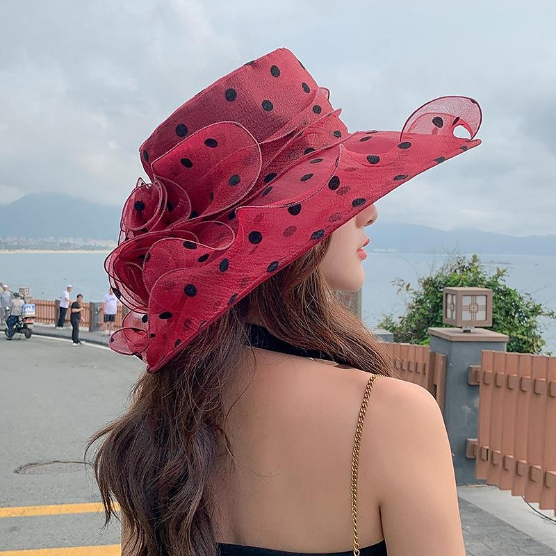 Pălării Pălărie de soare din tul Petrecere de ceai de vacanță Kentucky Derby Melbourne Cup Cocktail Design drăguț cu stil de floare cu aplicații miniSpot Accesorii îmbrăcați pentru a impresiona 2025 - $30.99 –P3