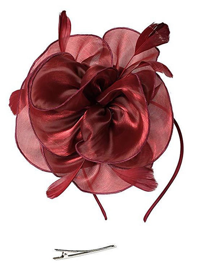 Retro / vintage 1950-tallet 1920-tallet Hodeplagg Party-kostyme Fascinator-hatt Dame Maskerade Fest / aften Utdrikningslag Voksne Hodeplagg 2025 - $19.99 –P7