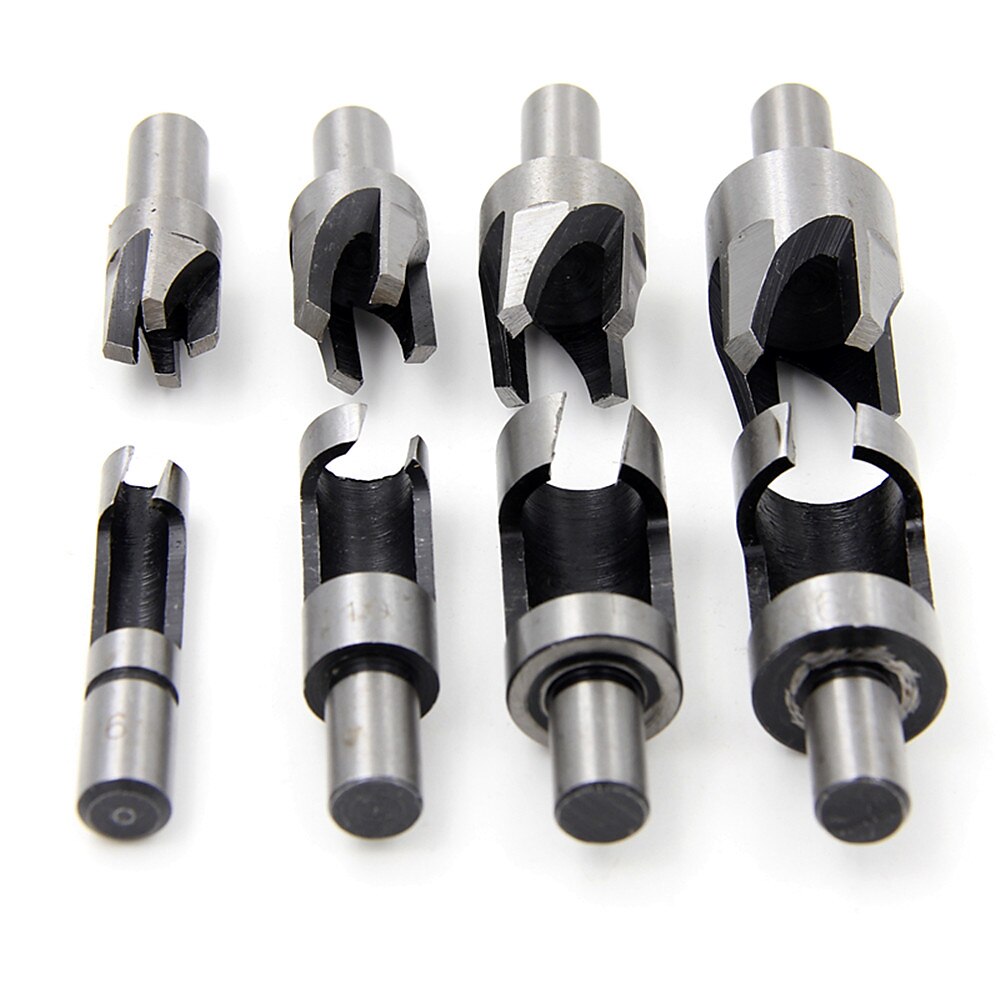 8pcs Round Shank 3/8(9.5mm) Carpentry Wood Plug Cutter Straight Tapered Claw Type Drill Bit Set 6mm 10mm 13mm 16mm Wood Drill 2025 - $16.99 –P4