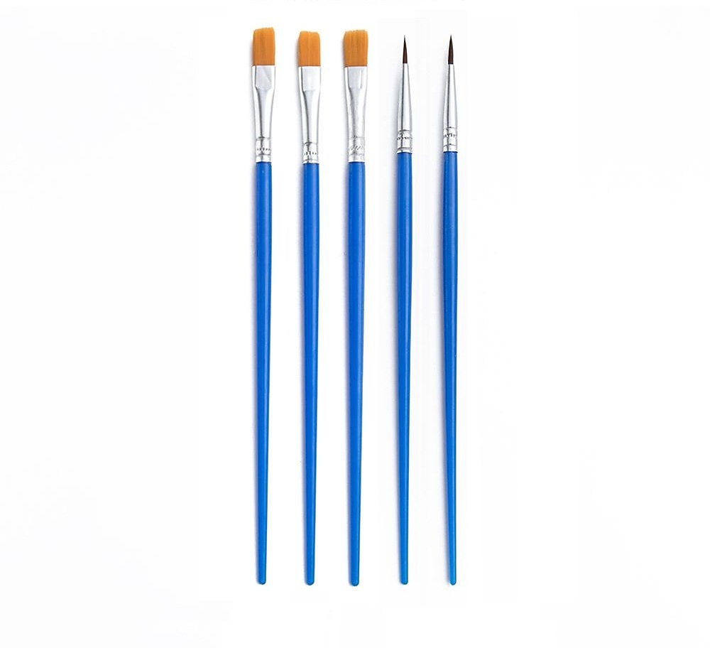 cross-border acrylic paint 18-piece set 12 ml 12-color spikes flat peak brush palette diy painting tools 2025 - $16.99 –P4