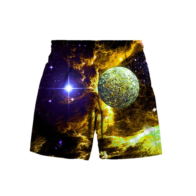 Jongens 3D Heelal Short Zomer Lente Actief Streetwear 3D-print Kinderen 3-12 jaar Buiten Straat Urheilu Normale pasvorm 2025 - $9.99 -P4