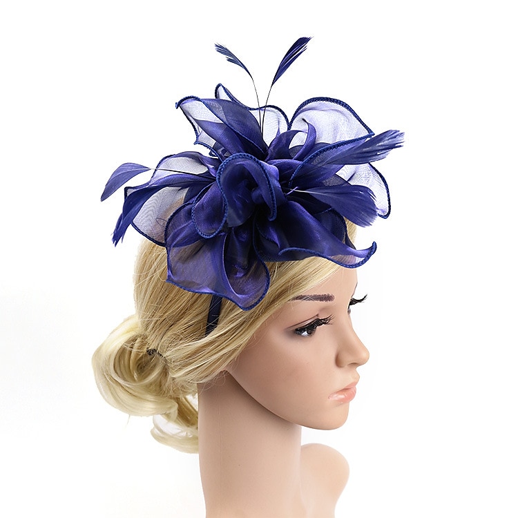 Retro / vintage 1950-tallet 1920-tallet Hodeplagg Party-kostyme Fascinator-hatt Dame Maskerade Fest / aften Utdrikningslag Voksne Hodeplagg 2025 - $19.99 –P3
