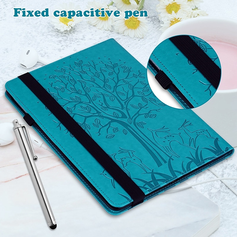 Tablet Case Cover For Samsung Galaxy Tab S8 11'' S7 11'' S6 Lite 10.4" A8 10.5'' A7 10.4'' A 8.0" 2022 2020 2019 with Stand Holder Flip Pencil Holder Flower TPU PU Leather 2025 - $12.99 –P9