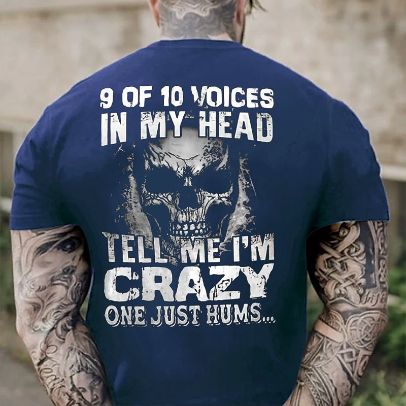 2025年 男性用 グラフィック スカル レタード Tシャツ 面白いTシャツ 半袖 Tシャツ 3Dプリント クルーネック シャツ ファッション ベーシック クラシック ストリート カジュアル 日常 ブラック ホワイト ブルー 夏 衣類 S M L XL 2XL 3XL 4XL  コレクション – $17.99 –P4