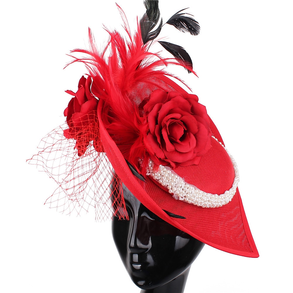 Elegante Retro Antiguo Tocados Ropa de Fiesta Sombrero fascinador Disfraz Mujer Mascarada Fiesta / Noche Despedida de Soltera Adulto Para la Cabeza 2026 - $37.99 –P7