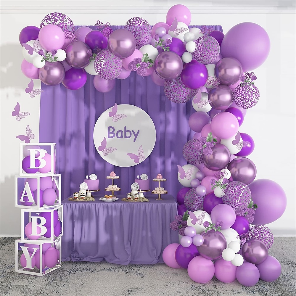 Decoraciones de Baby Shower para niña: globos de Ecuador