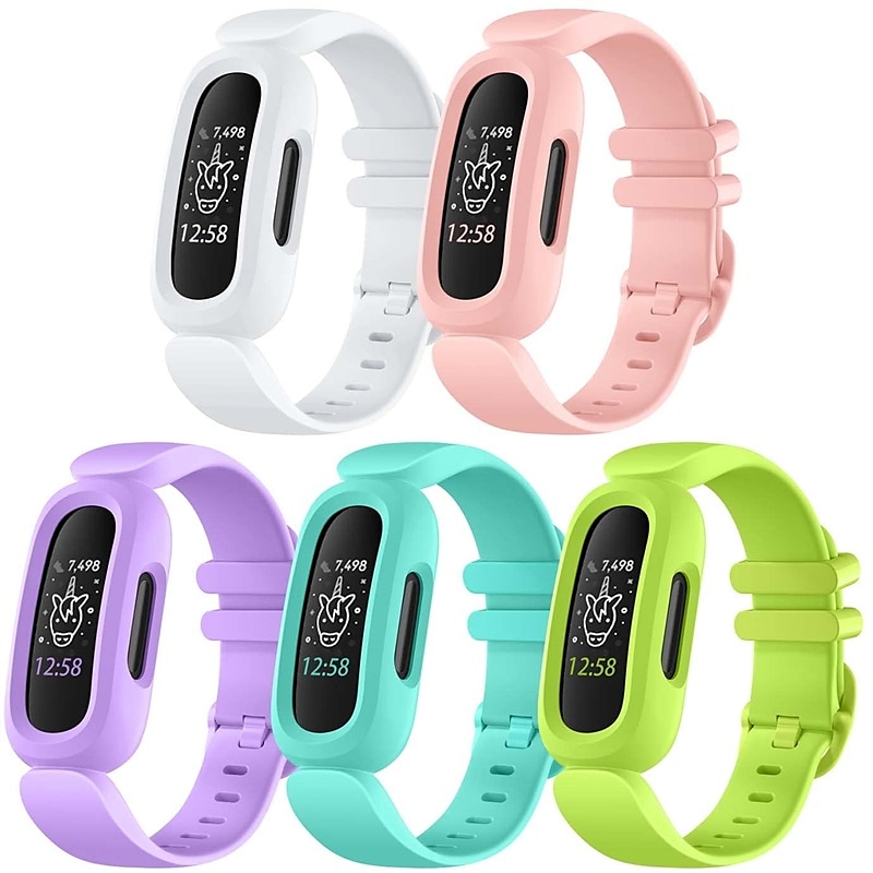 5 st Smart Watch-band Kompatibel med Fitbit Ace 3 Mjuk silikon Smart klocka Rem Vattentät Justerbar Andningsfunktion Sportband Ersättning Armband 2025 - $22.99 –P6