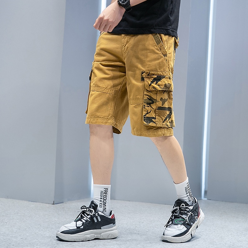 Ανδρικά Τακτικά Σορτς Σορτς φορτίου Σορτς Camo Καλοκαιρινό σορτς Κουρελού Συμπαγές Χρώμα καμουφλάζ Ripstop Αναπνέει Αθλήματα & Ύπαιθρος Στρατιωτικό Πράσινο Χακί Μπλε 2025 - $35.99 –P13