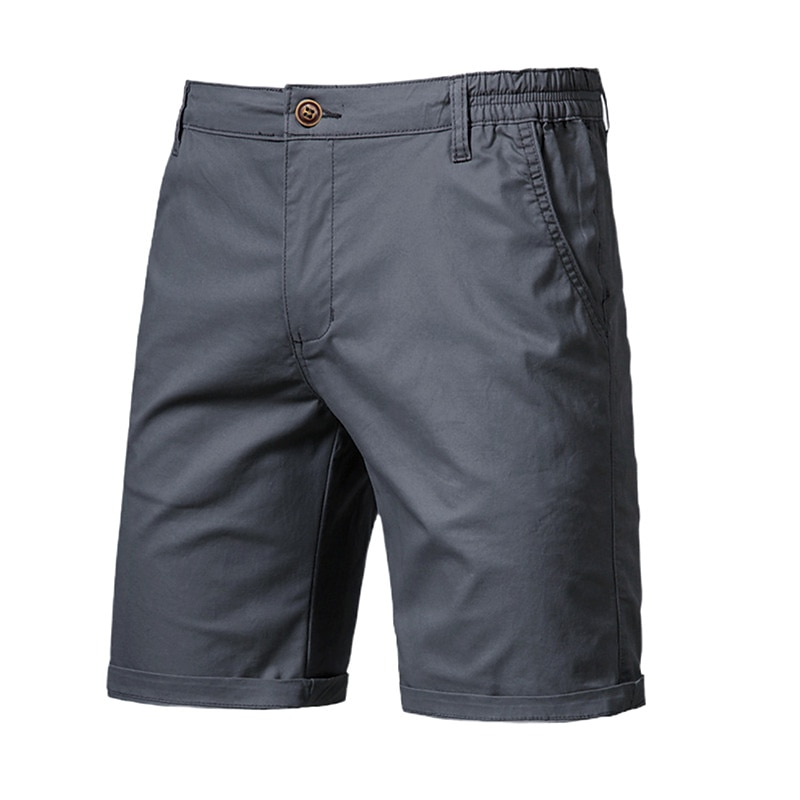Hombre Pantalón corto Pantalones cortos chinos Bermudas pantalones cortos de trabajo Bolsillo Cintura elástica Plano Comodidad Longitud de la rodilla Casual Diario Festivos Ropa de calle Elegante 2026 - $24.99 –P7