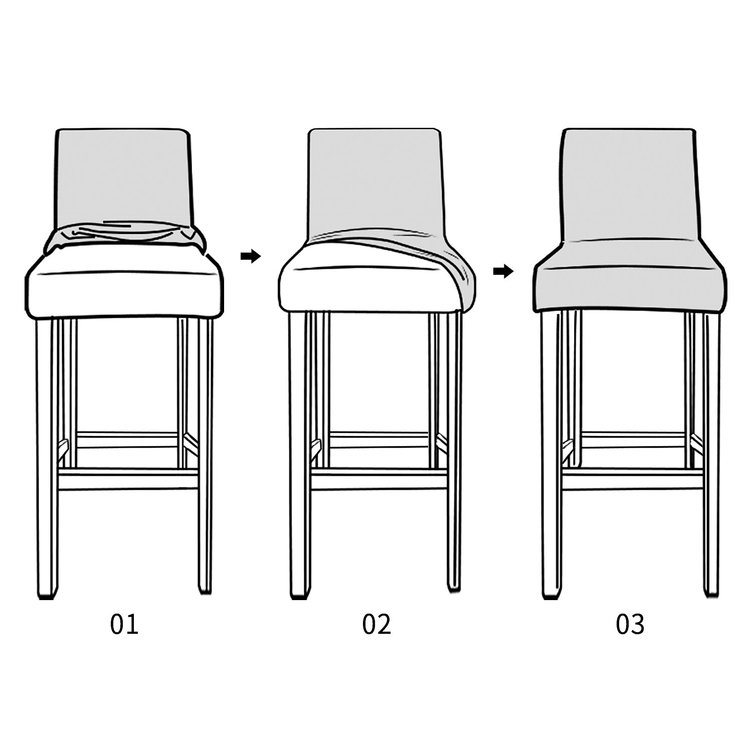 2 pezzi coprisgabelli da bar idrorepellenti, coprisgabelli da bar elasticizzati bordeaux, coprisgabelli da bar per bar, per patio, bar all'aperto, per matrimonio, con fondo elastico del 2025 a $29.99 –P2