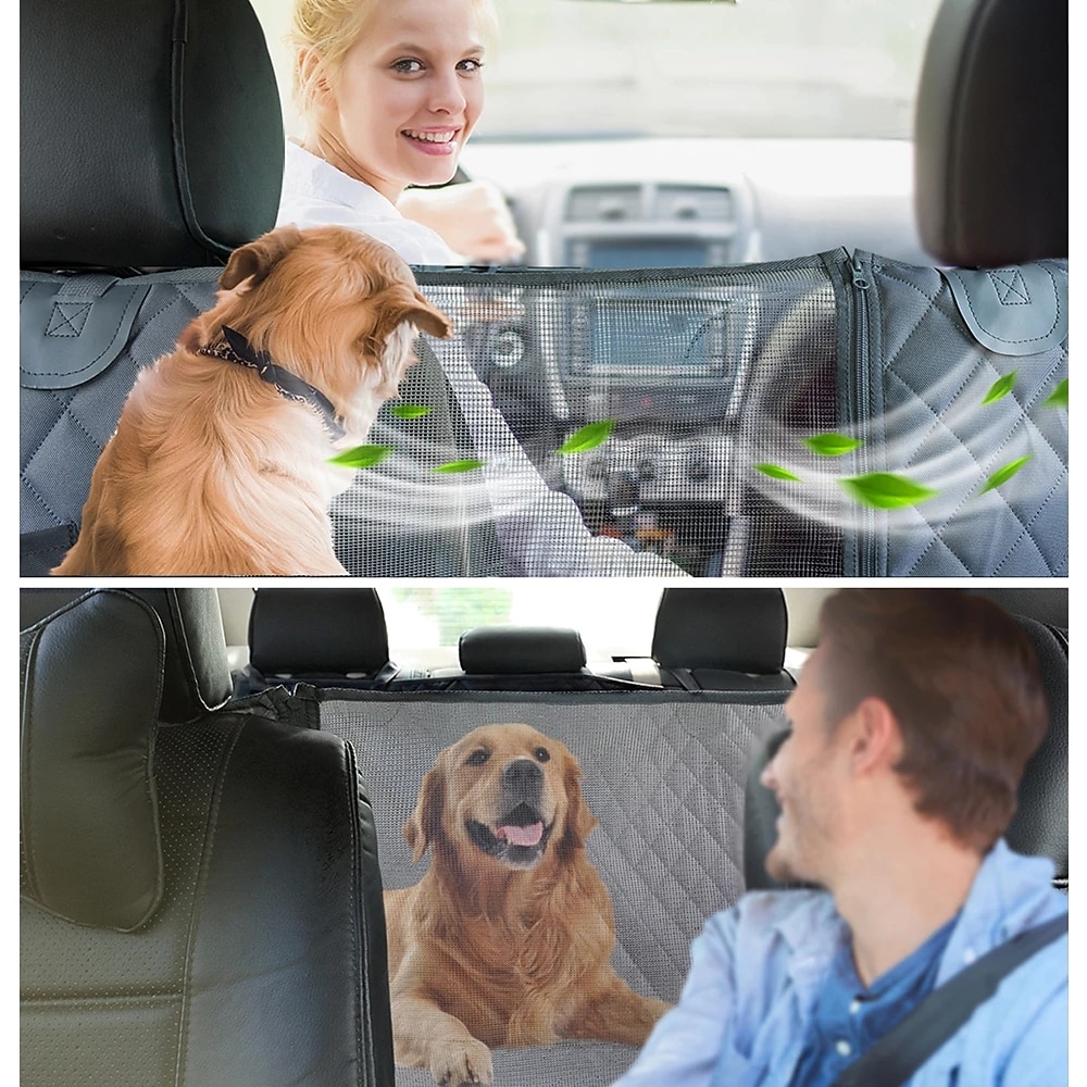 hond auto bekleding waterdicht huisdier reizen hond carrier hangmat auto achter achterbank beschermer mat veiligheid carrier voor honden 2026 - $80.99 –P6