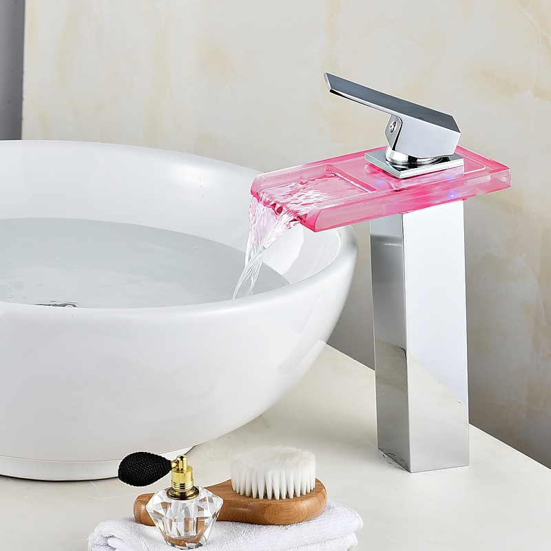 Robinet lavabo - Jet pluie Plaqué Set de centre Mitigeur un trouBath Taps / Laiton de 2025 ? $113.99 –P7