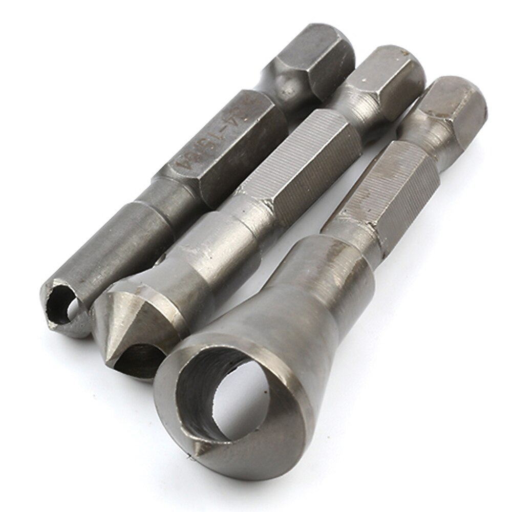 90 Degrees Hex Shank Inch System Inclined Hole Chamfering Cutter Internal Chip Removal Spot Facer Chamferer Deburring Woodworking 2025 - $12.99 –P6