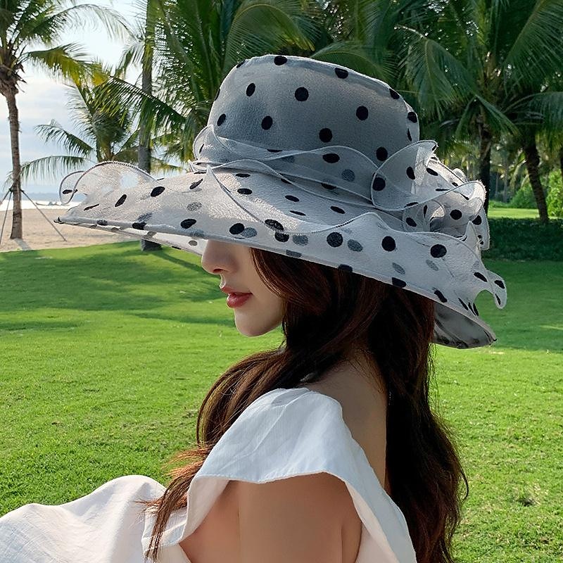 Pălării Pălărie de soare din tul Petrecere de ceai de vacanță Kentucky Derby Melbourne Cup Cocktail Design drăguț cu stil de floare cu aplicații miniSpot Accesorii îmbrăcați pentru a impresiona 2025 - $30.99 –P7